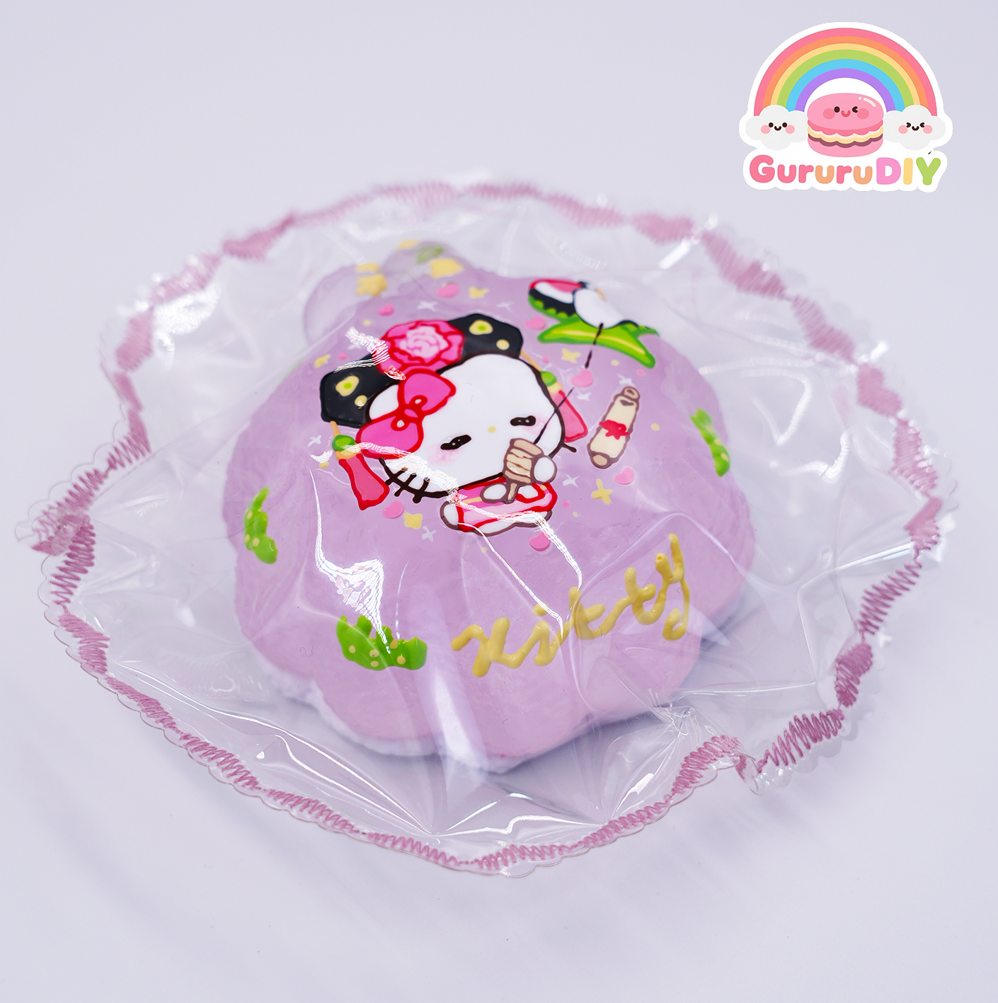 Squishy finished product - Hello Kitty