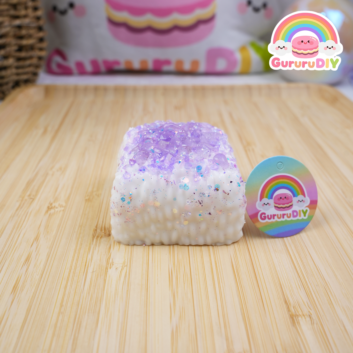 スクイ一ズ完成品-ライトアメジスト