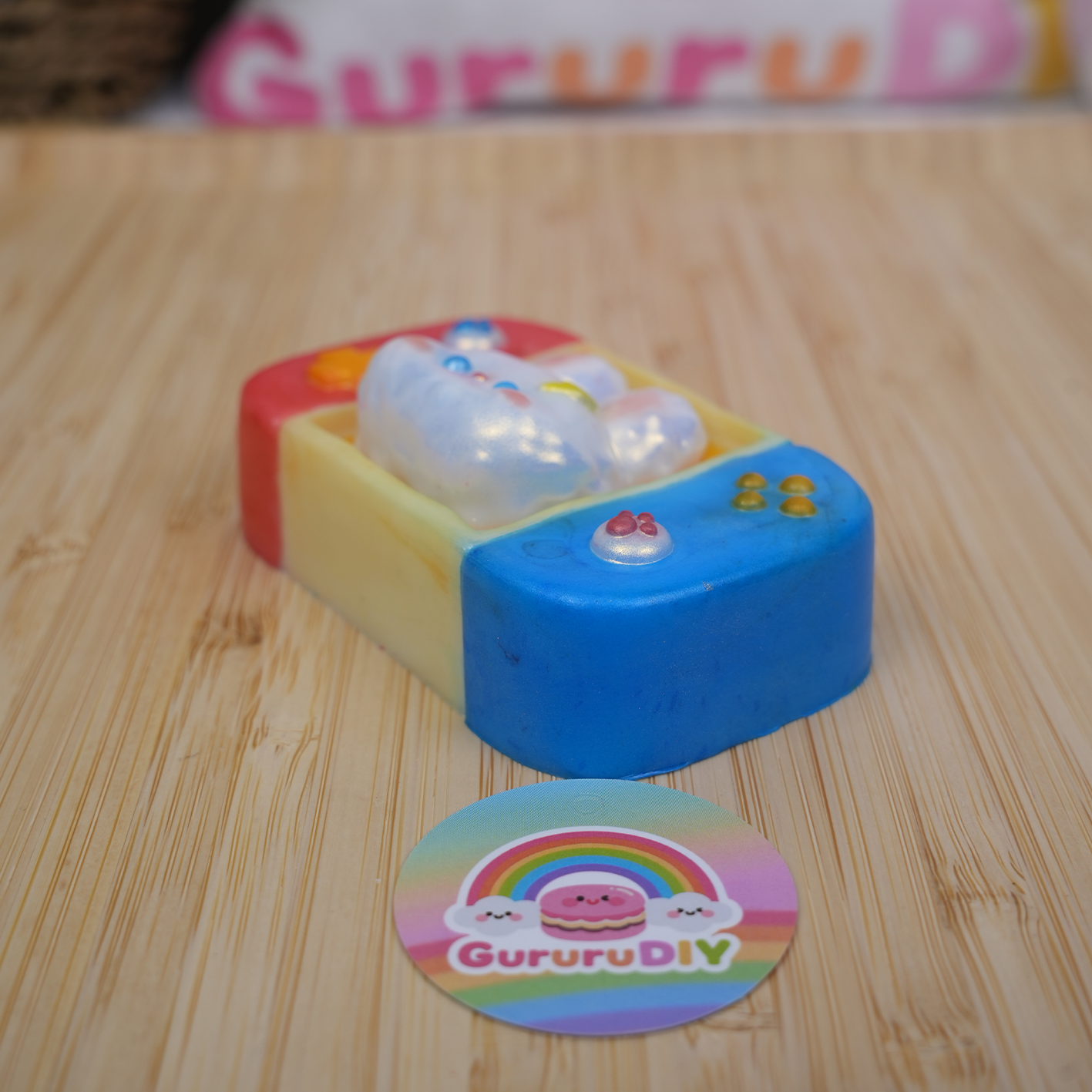 レジン完成品-うさぎスイッチ