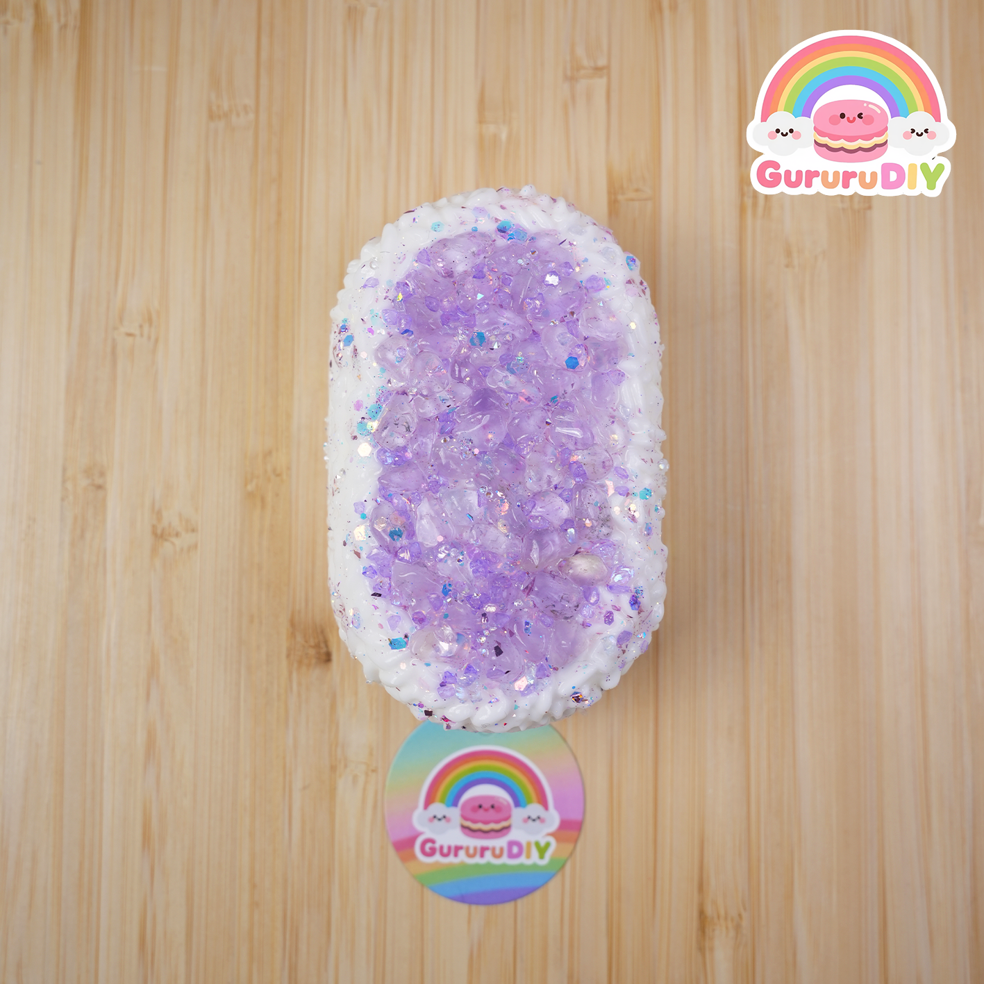 スクイ一ズ完成品-ライトアメジスト