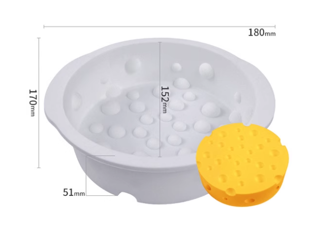 Resin Making Mold - Round Cheese