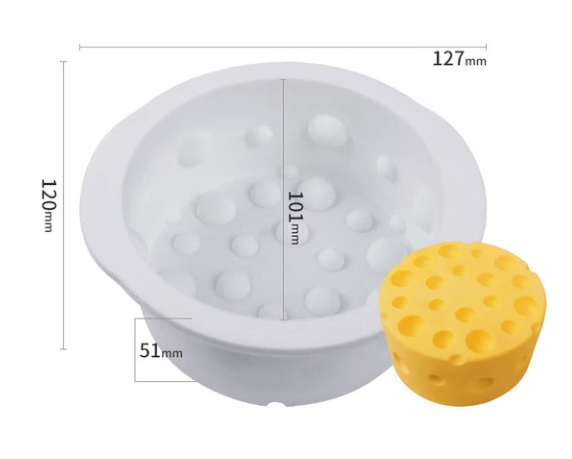 Resin Making Mold - Round Cheese