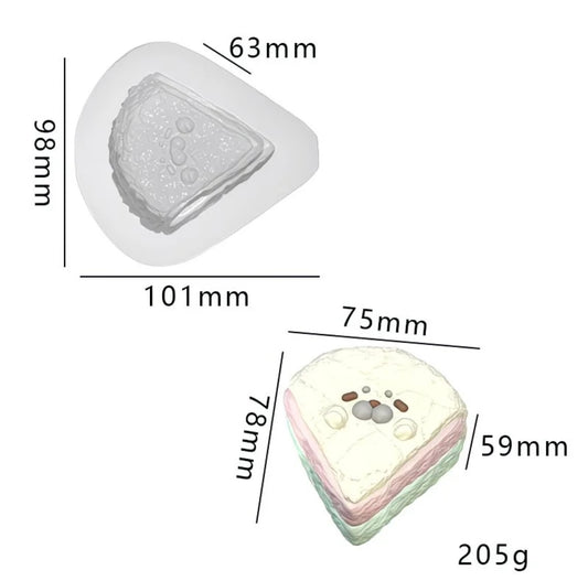 スクイ一ズ作成用型-あざらしカットケーキ